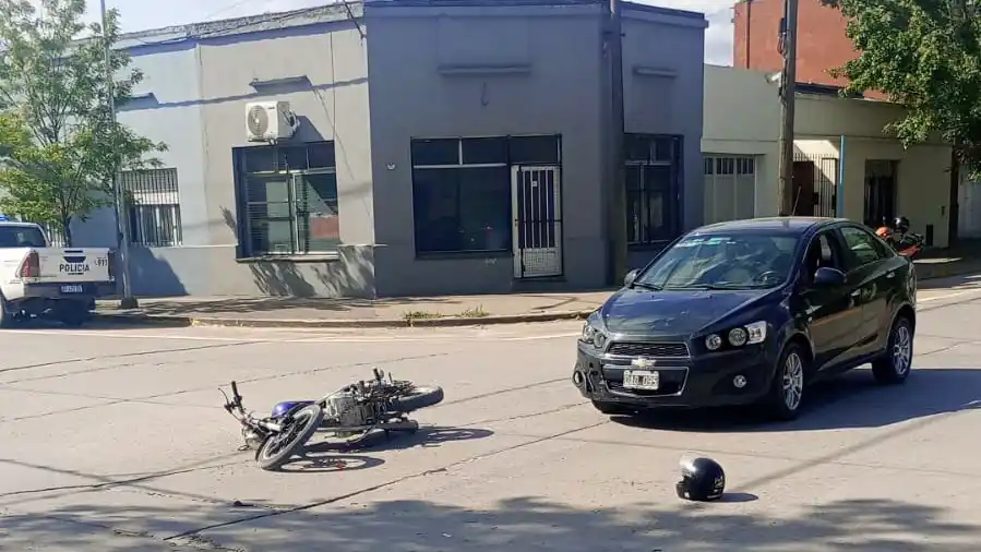 En calles 55 y 72. Se produjo ayer uno de los siniestros