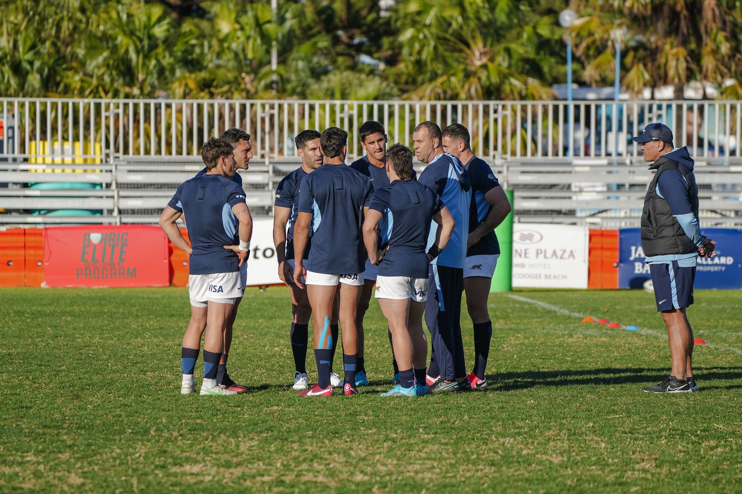 La última práctica de Los Pumas.