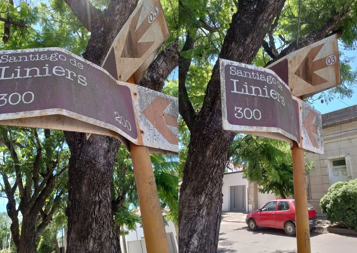 “Estos son los carteles indicadores de calles que tenemos”