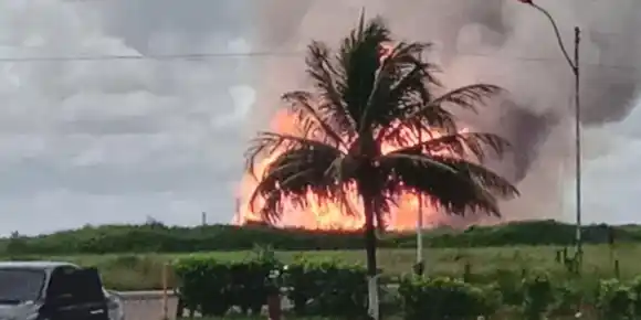 FUERTE EXPLOSIÓN en Complejo Operativo Muscar en Punta de Mata: PDVSA DENUNCIA ATAQUE (+Video + Comunicado)