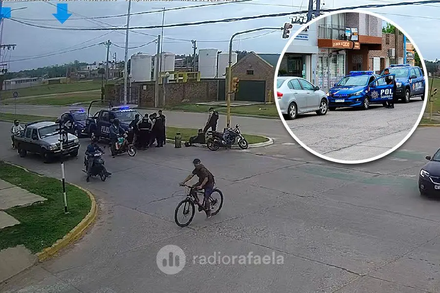 Importante despliegue policial por robo de televisores y garrafas: atraparon a dos ladrones gracias a Ojos en Alerta