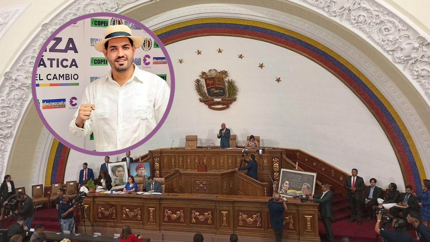 ES OFICIAL: así Jorge Rodríguez le dio la bienvenida al diputado que saltó la talanquera (+Video)