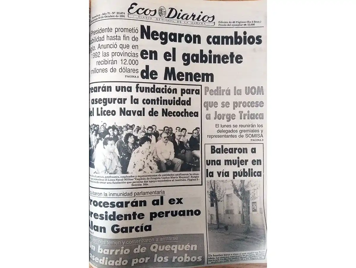 Domingo 20 de Octubre de 1991