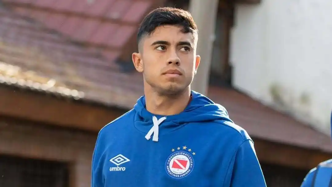 Lautaro Giaccone sumó minutos en Argentinos Juniors.