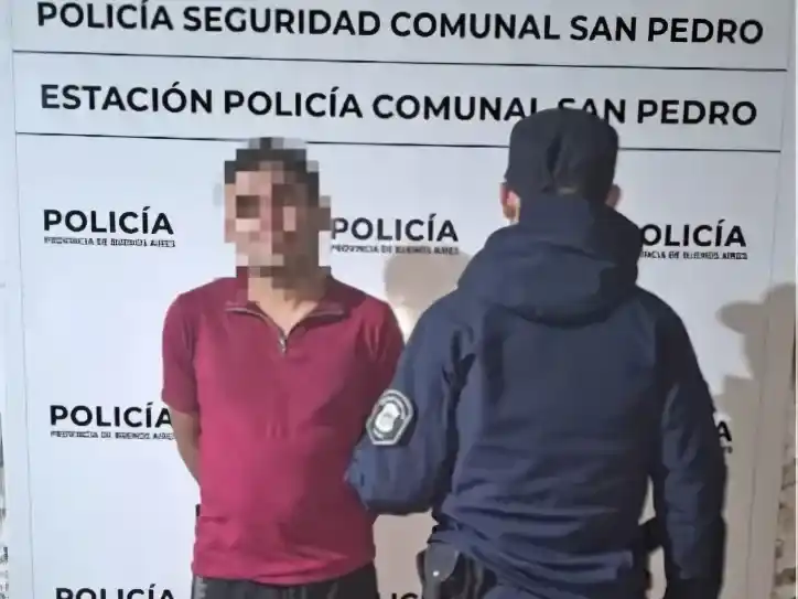 El hombre fue aprehendido y trasladado a la Comisaría.
