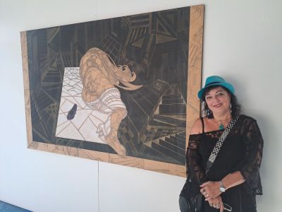 Inauguración de la exposición "Fragmentos que Respiran" de Mirta Narosky