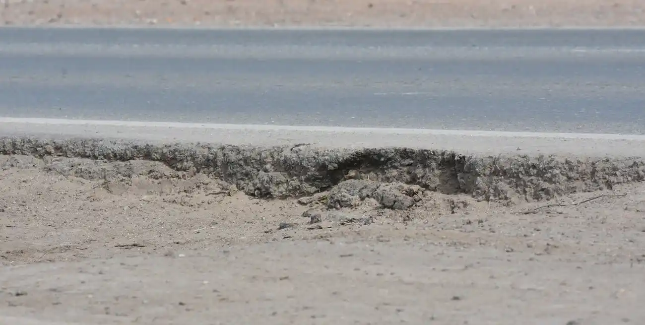 Algunas trazadas nacionales de la provincia de Santa Fe se encuentran en mal estado. Crédito: Mauricio Garín