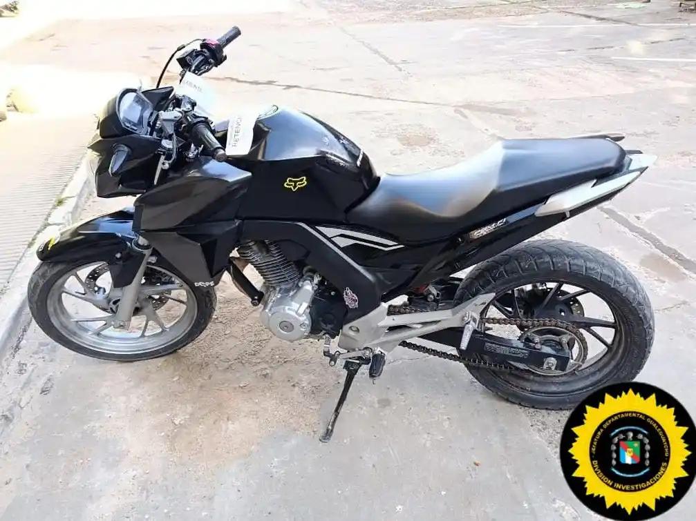 Secuestraron una moto robada durante la verificación en el Ex Frigorífico