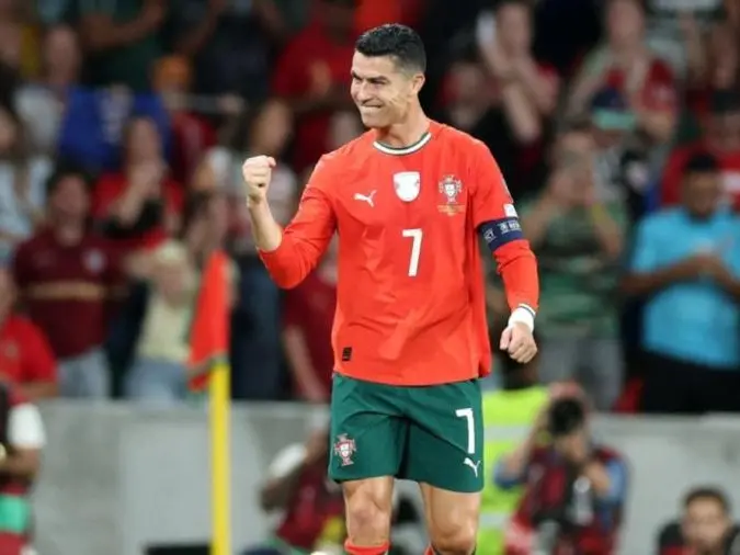 CR7 jugará con 41 años su último Mundial con Portugal. Foto:AP