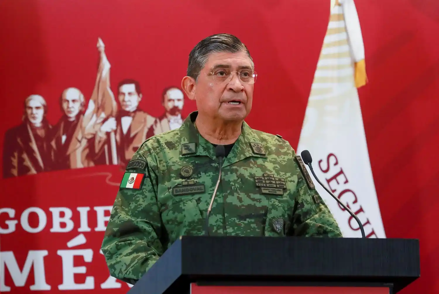 Luis Cresencio Sandoval, secretario de Defensa mexicano.