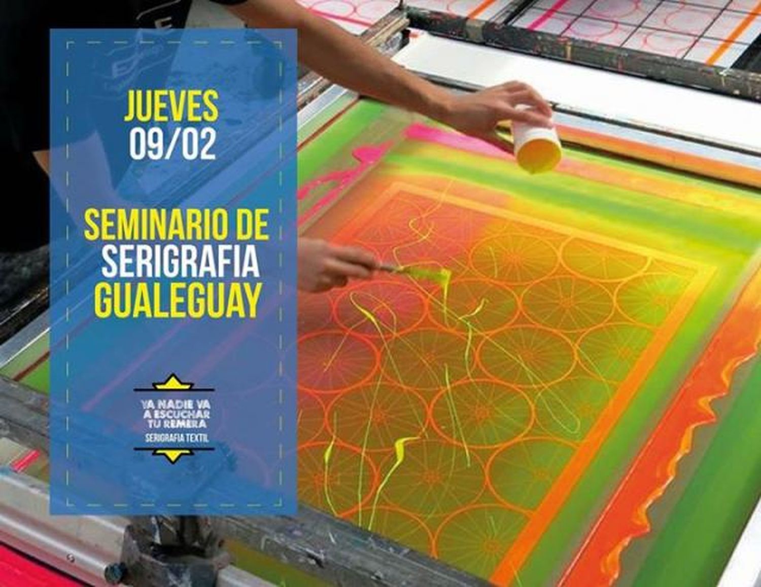 Curso intensivo de serigrafía en la ciudad