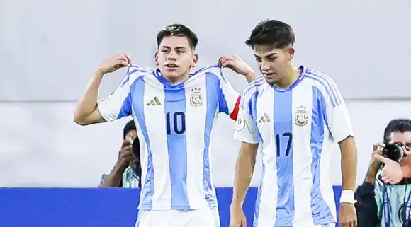 Echeverri y la bronca con Brasil tras el final del Sudamericano Sub-20