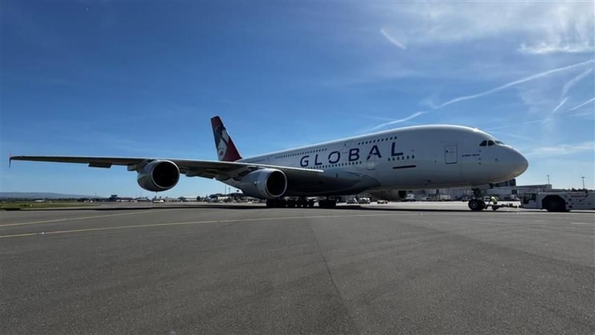 Primer vuelo de Global Airlines a Nueva York en Glasgow - 15MAY2025 (Foto: Glasgow Airport)