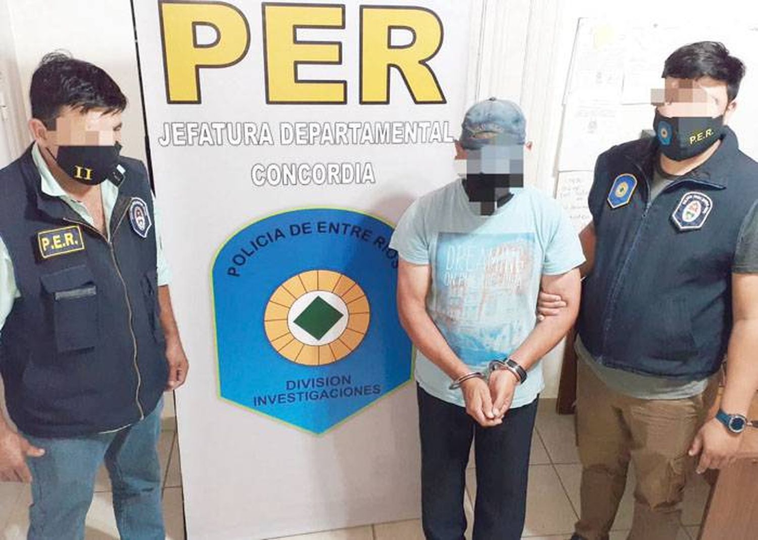 Detenido, con pedido de captura