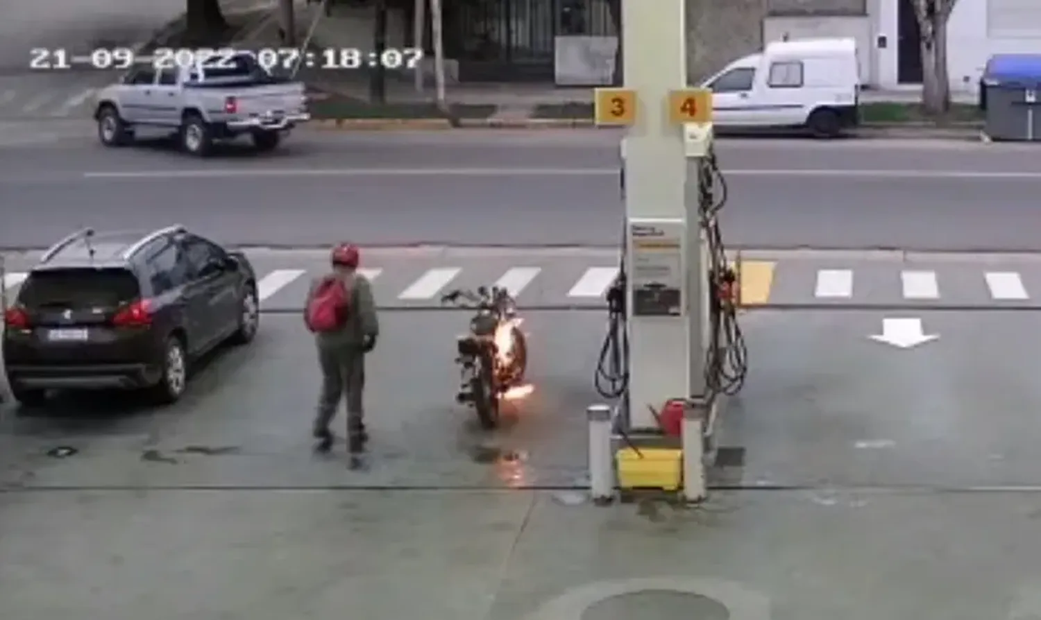 fuego moto