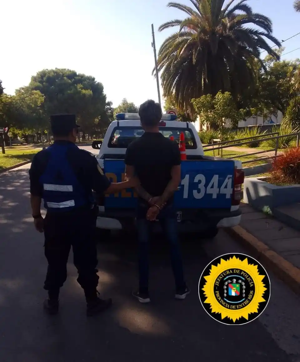 Detienen a un joven imputado por múltiples delitos en Crespo
