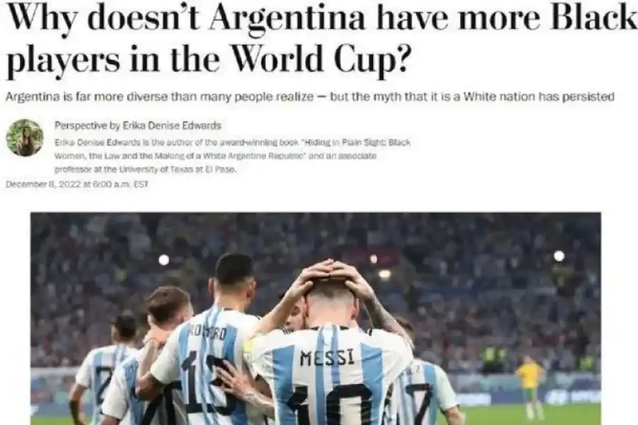 El diario, fundado en 1877, quedó envuelto en una polémica mundial la semana anterior por el artículo publicado sobre la ausencia de jugadores de color en la Selección albiceleste.