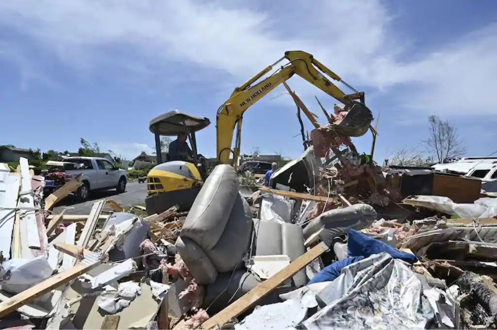Fuerte tornado en el sur de EEUU