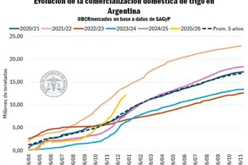 Cosecha record en Estados Unidos impacta en Argentina
