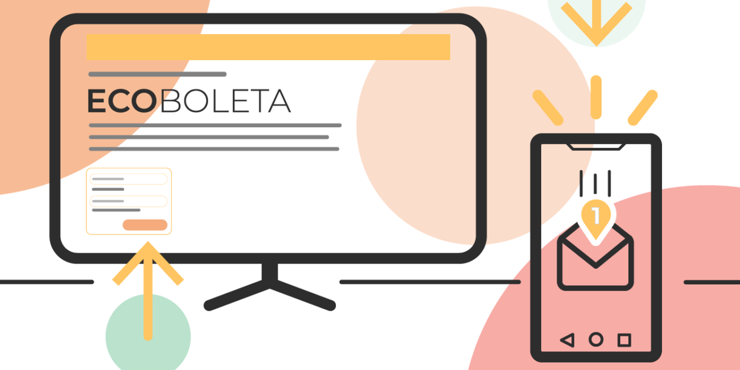 La ecoboleta es para quienes quieran recibirla por correo electrónico y pagar por medios electrónicos