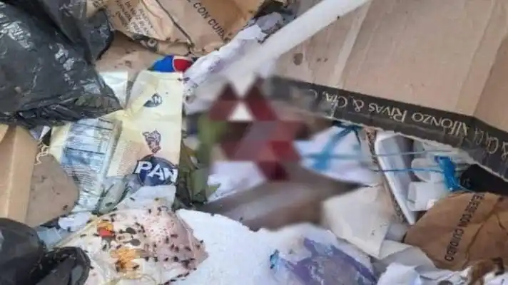 CON SUS MANITOS EN LA CARA: funcionarios de la Policía del Zulia hallan feto en un basurero en Maracaibo