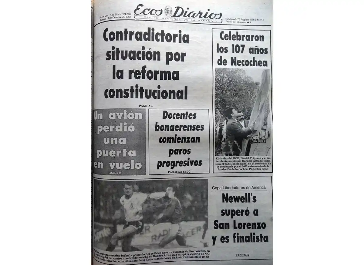 Jueves 13 de octubre de 1988