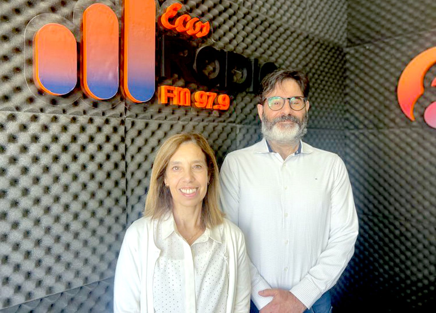 En Ecos Radio. Andrea Salvini y Mariano Costanzo