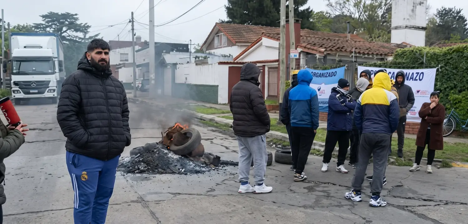 "Estamos mendigando nuestra plata": protesta de despedidos de Granja Tres Arroyos en Pilar por sueldos e indemnizaciones