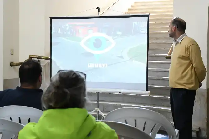 Vecinos del San Luis podrán capacitarse para usar “Ojos en Alerta”