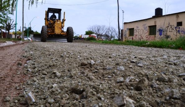 Trabajos de recuperación de la red vial