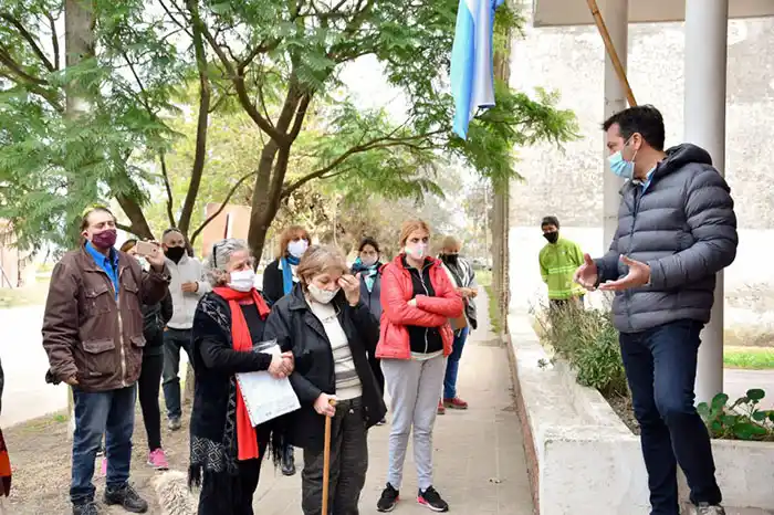 En Santamarina, Rojas anunció que habrá un nuevo médico