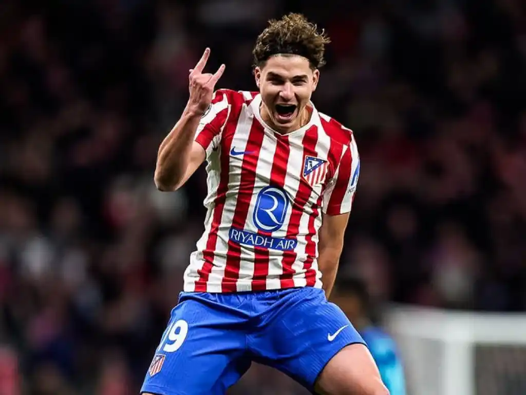 Julián Alvarez le dio el triunfo a Atlético Madrid