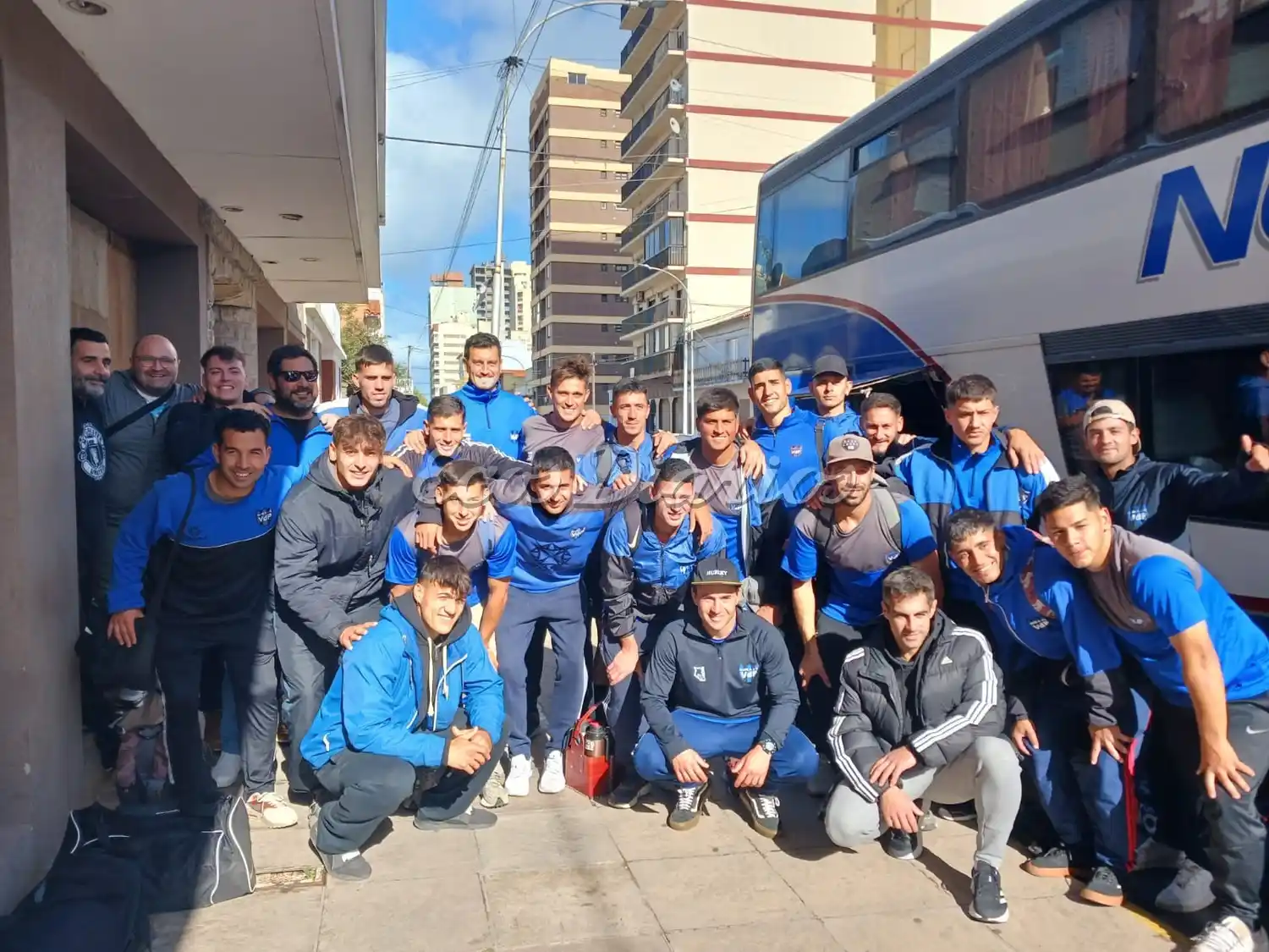El plantel de Villa del Parque en Coronel Dorrego