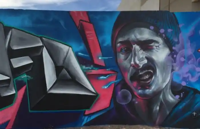Homenaje al grafitero Little Foffo