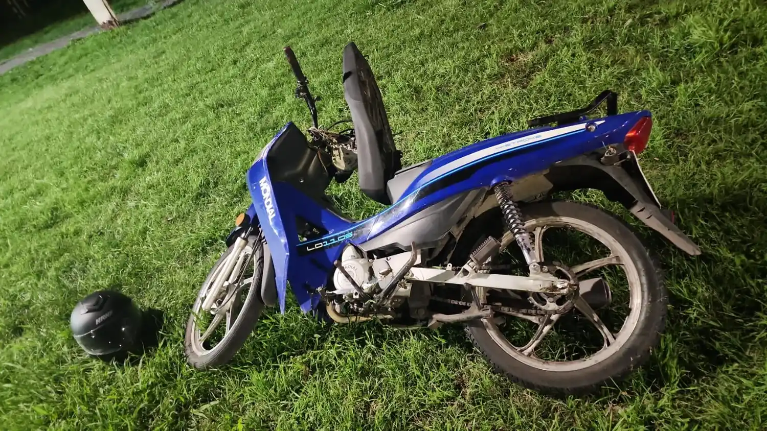 La motocicleta en la que circulaba había sido sustraída previamente de una plaza ubicada en las inmediaciones de la Estación de Trenes.