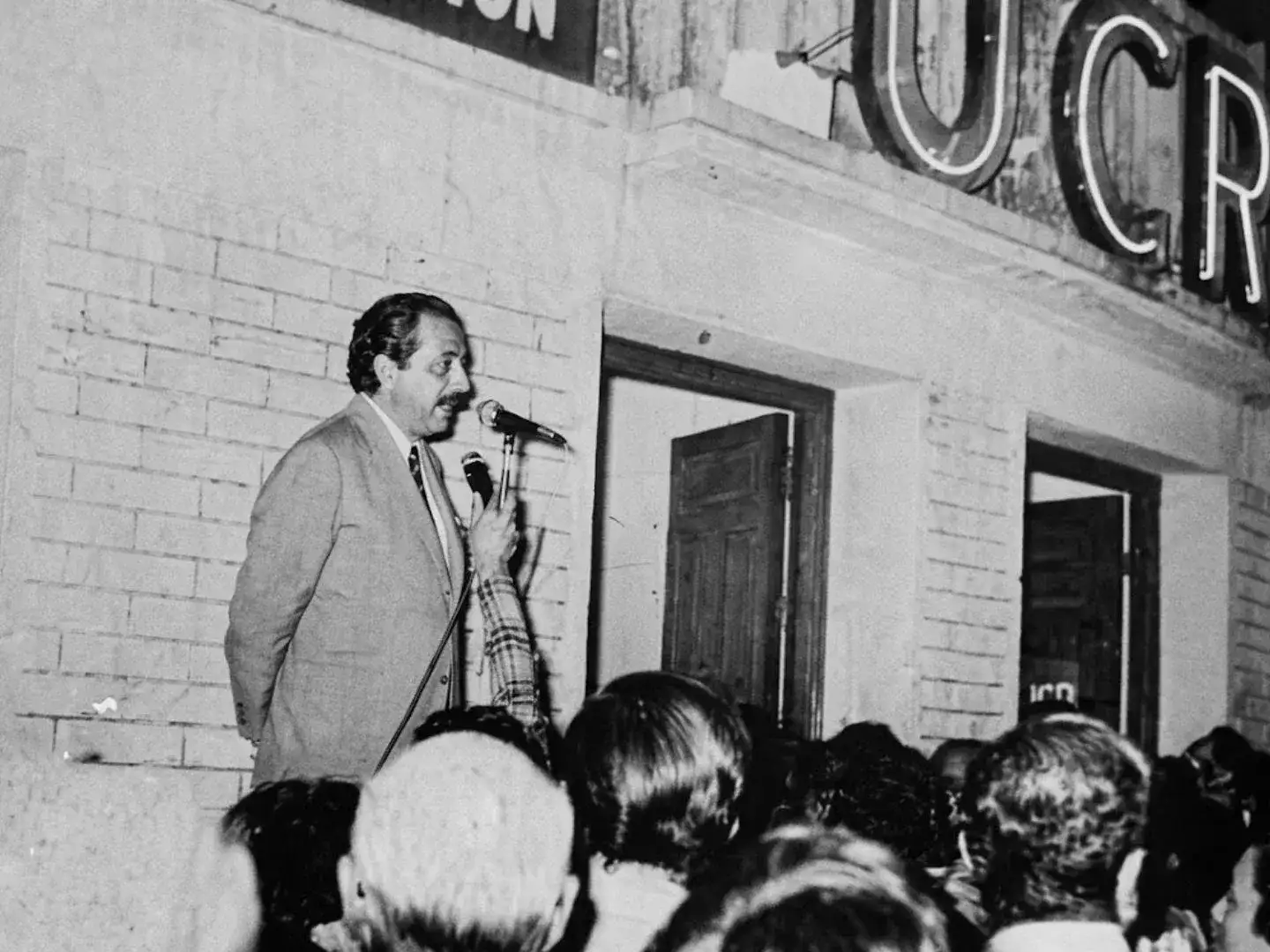 Raúl Alfonsín en San Pedro 1974