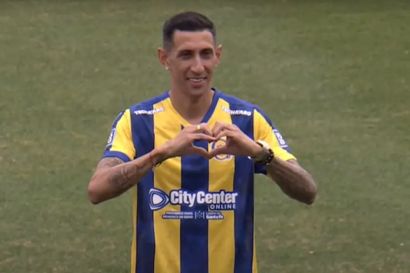 Di María volvió a Central: "Ser campeón con Central es lo único que me falta"