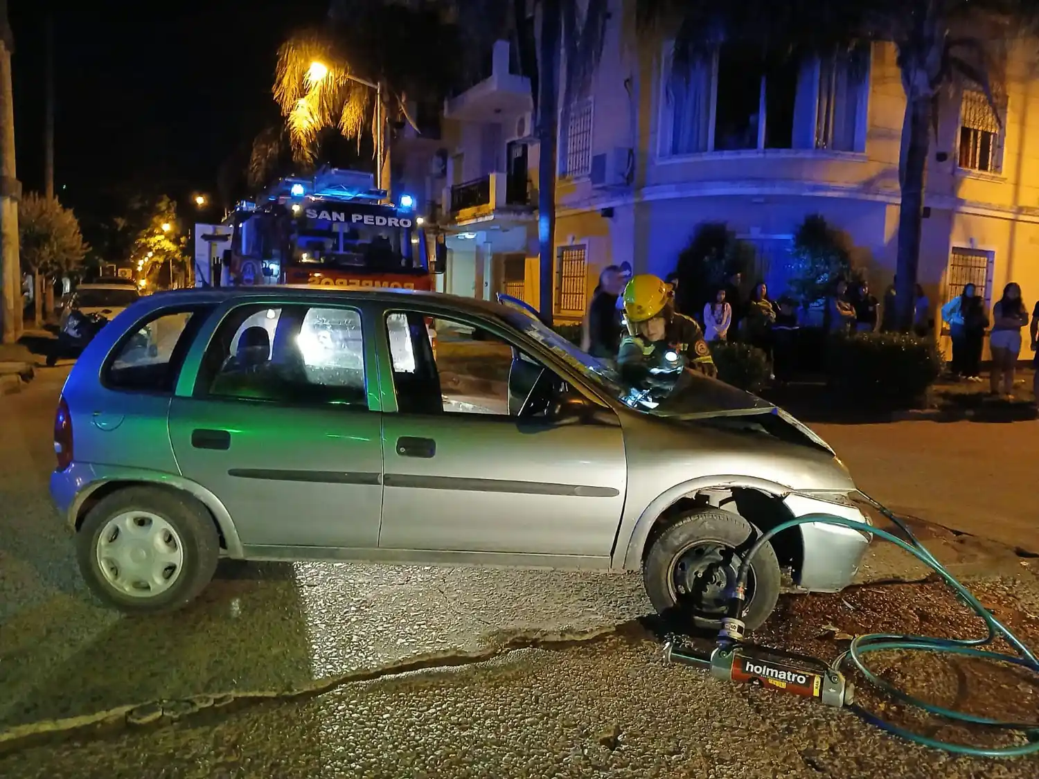 corsa choque almafuerte y caseros