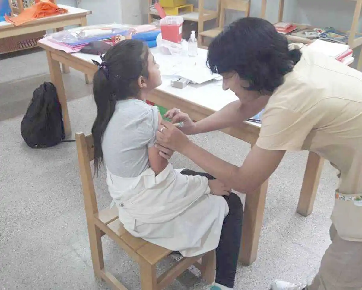 Evaluaciones de salud a los escolares del 
Nivel Inicial y Primario de Siete Palmas