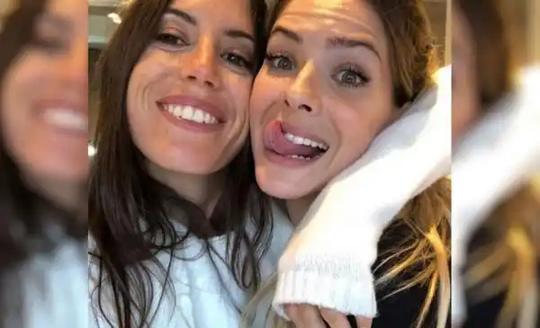 Las conmovedoras imágenes cuando China Suárez conoció al hijo de su amiga Sofía Sarkany