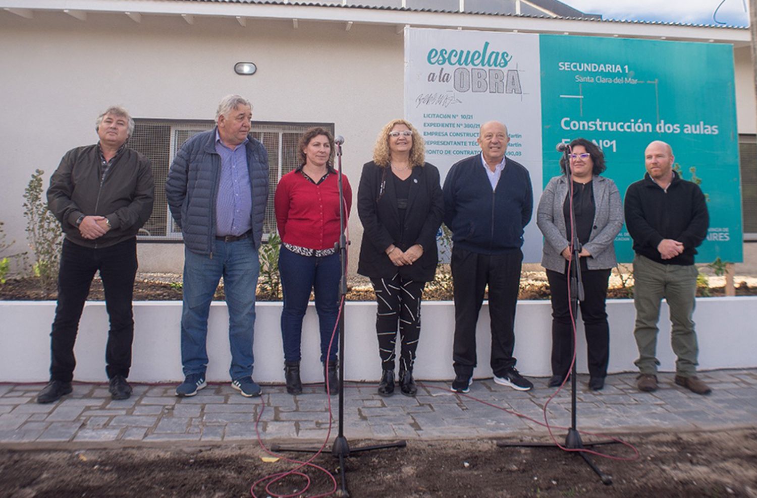 Paredi y la subsecretaria Claudia Bracchi inauguraron nuevas aulas 
