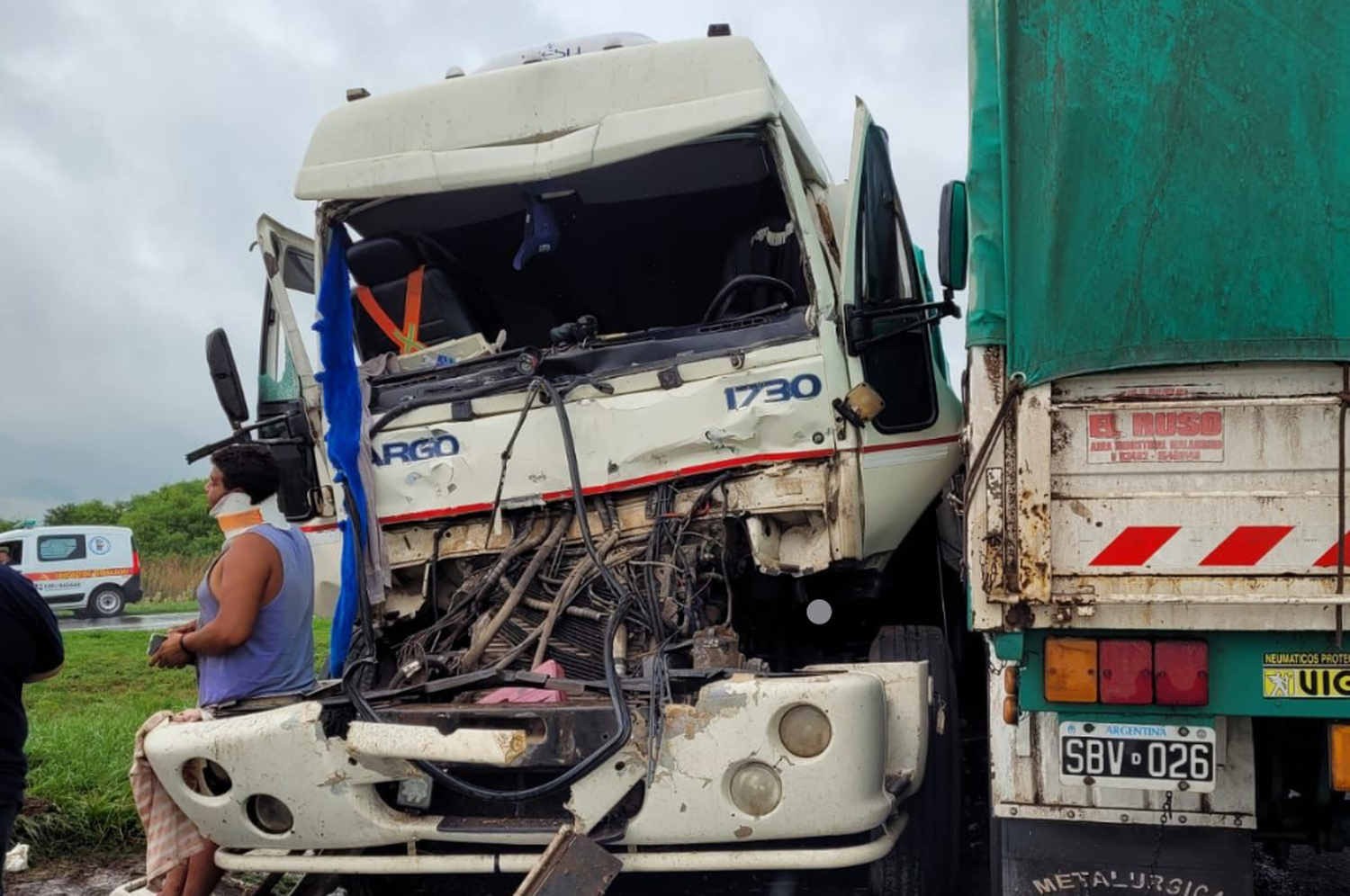 Accidente en la Autopista Rosario Santa Fe a la altura de Barrancas