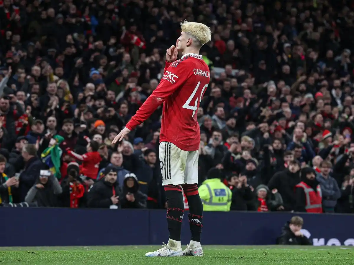 Gol de Garnacho en la clasificación del United