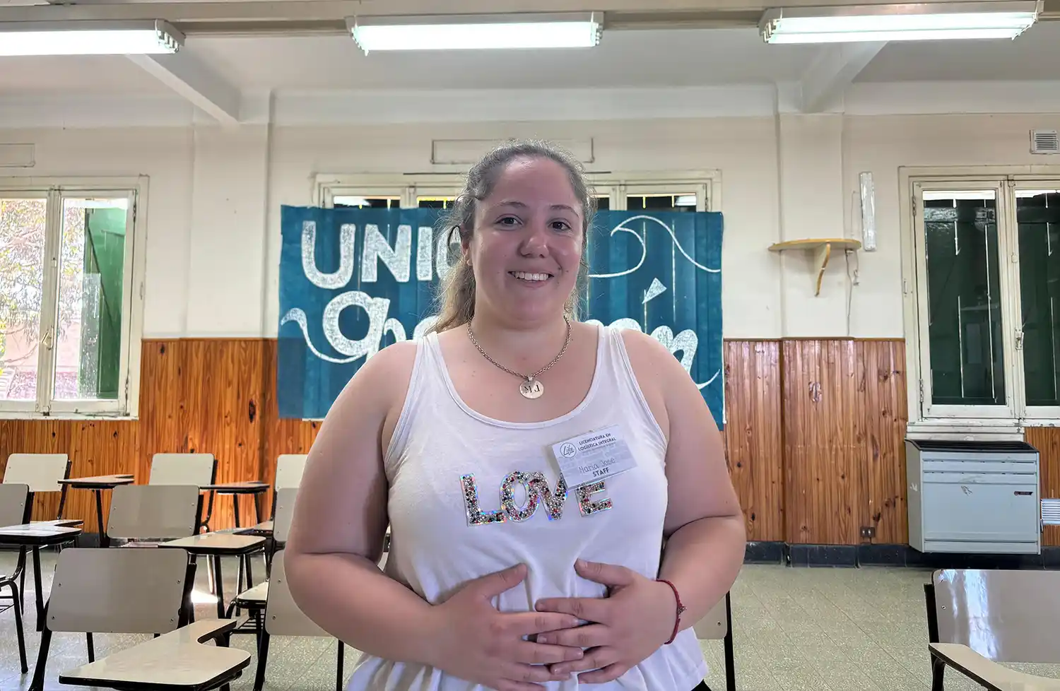 María José Acien. Presidenta del Centro de Estudiantes