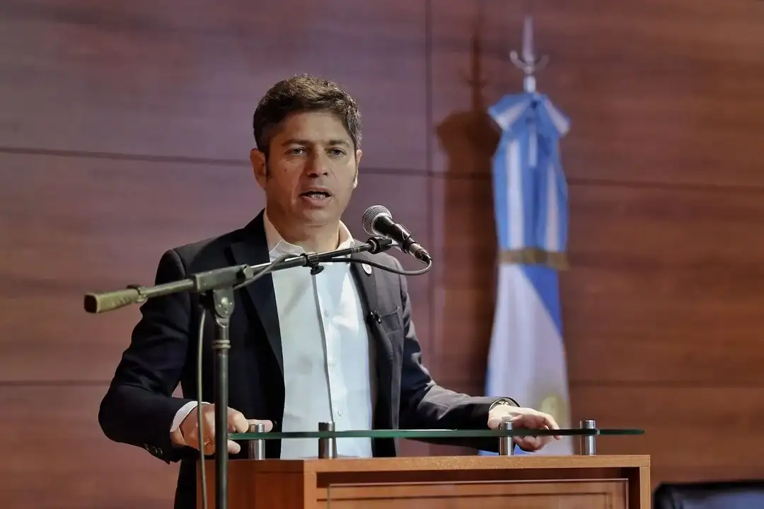 El gobernador bonaerense, Axel Kicillof.