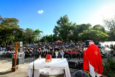 a vicegobernadora Alicia Aluani participó de los festejos patronales en Lucas González