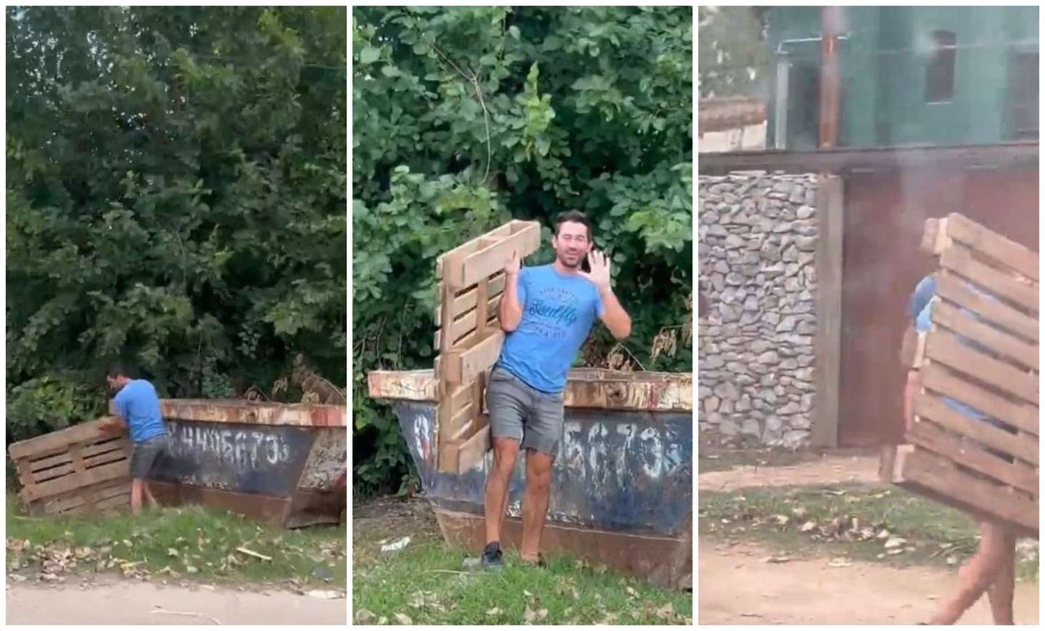 El Tucu López tuvo que devolver un pallet que le había robado a unos trabajadores