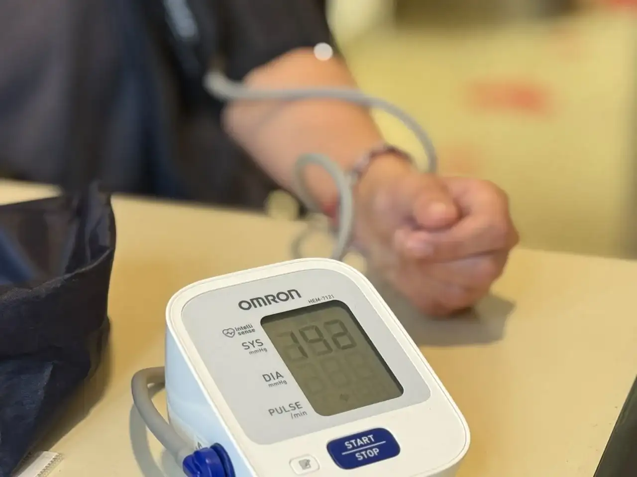 Fotografía de la jornada de riesgo cardiovascular en el hospital julieta lanteri