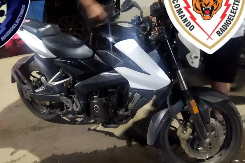 Moto robada.