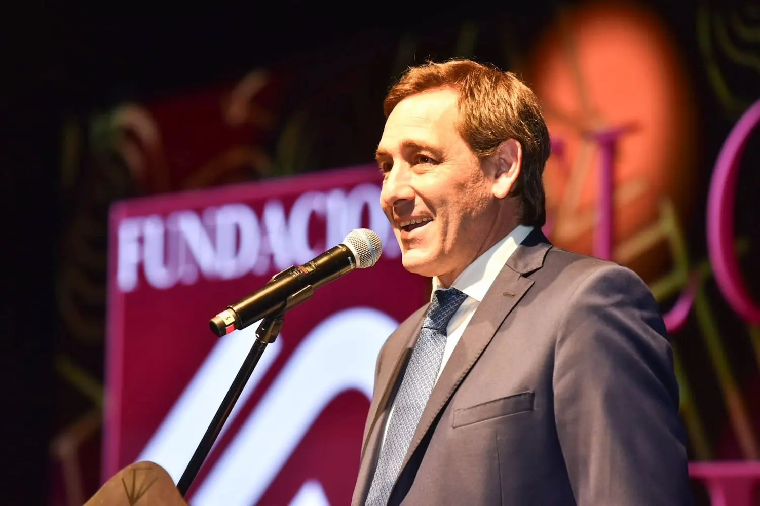 Julio Garro participó de la gala organizada por la Fundación Perez.